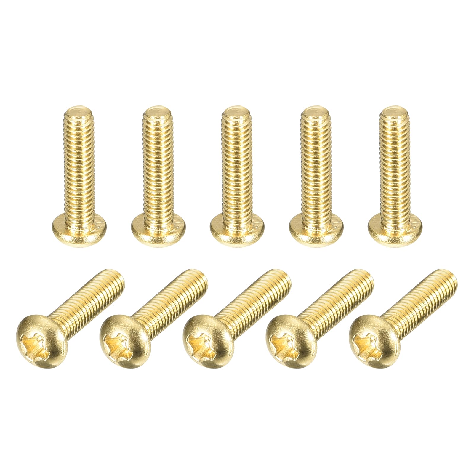 Brass Machine Screws - 60 Pcs M3x6mm -17 Brass Machine Screws - 60 Pcs M3x6mm -17