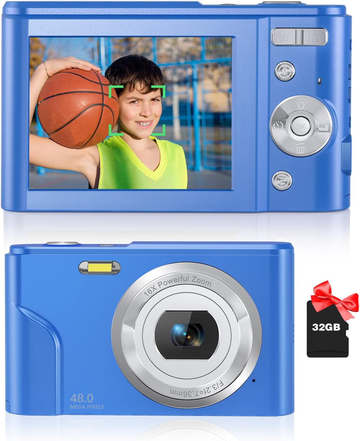 Amazon Canada Zostuic 48MP Autofocus Digital Camera with 32Gb Card Compact Kid Camera 1080P