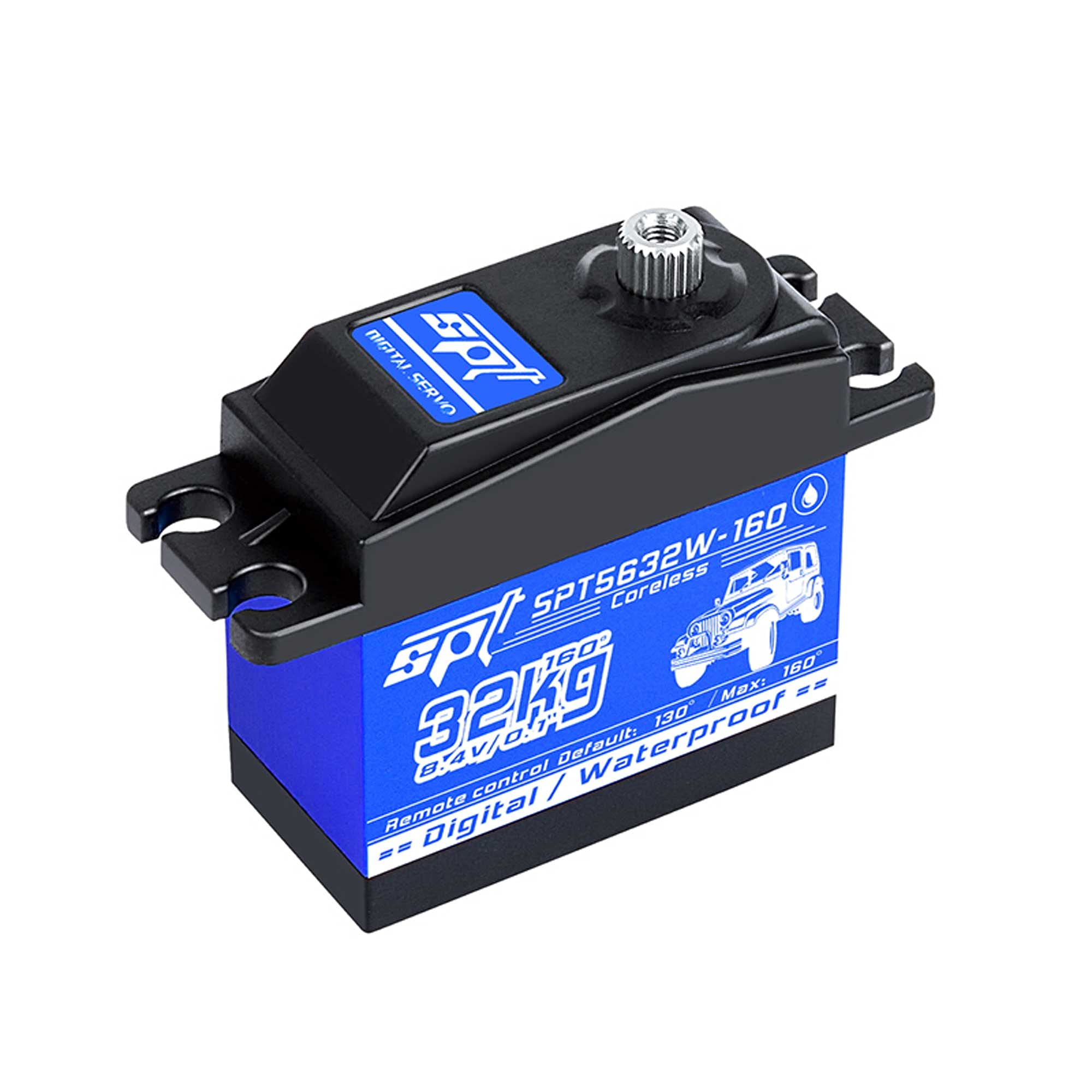 Integy RC 32kg Digital Steering Servo for 1/10 Scale Rock Crawler SPT 5632W-160