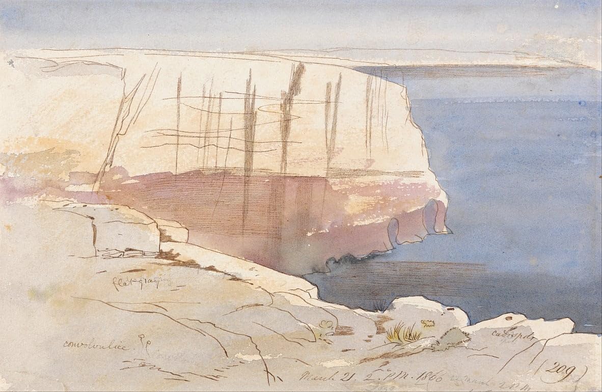 Gozo Near Malta Edward Lear poster toile mur vide de chambre - 4