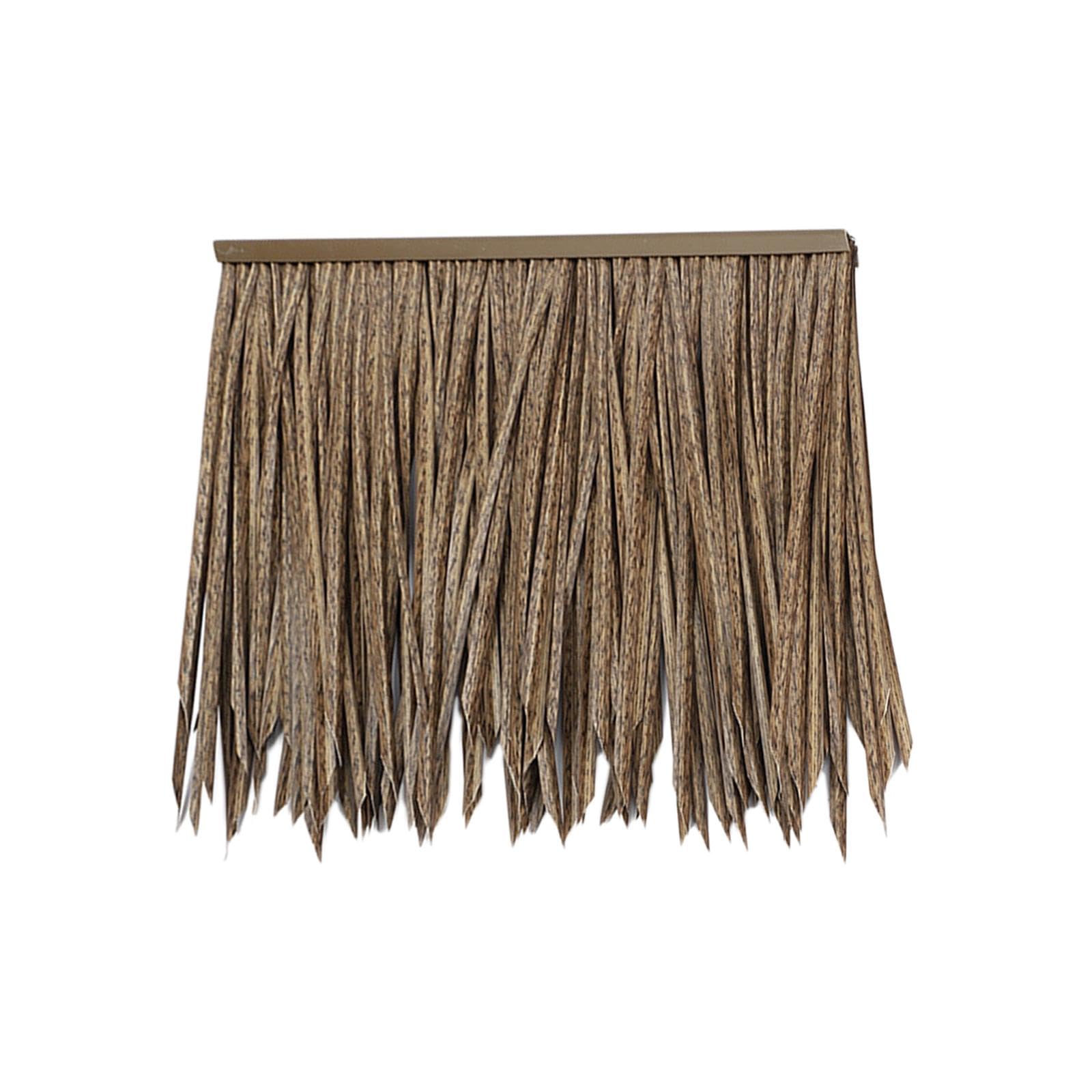 MYADDICTION Straw Roof Thatch Multifunction 50x50 Panel Palm Thatch Roll for Hut Outdoor E-image-24