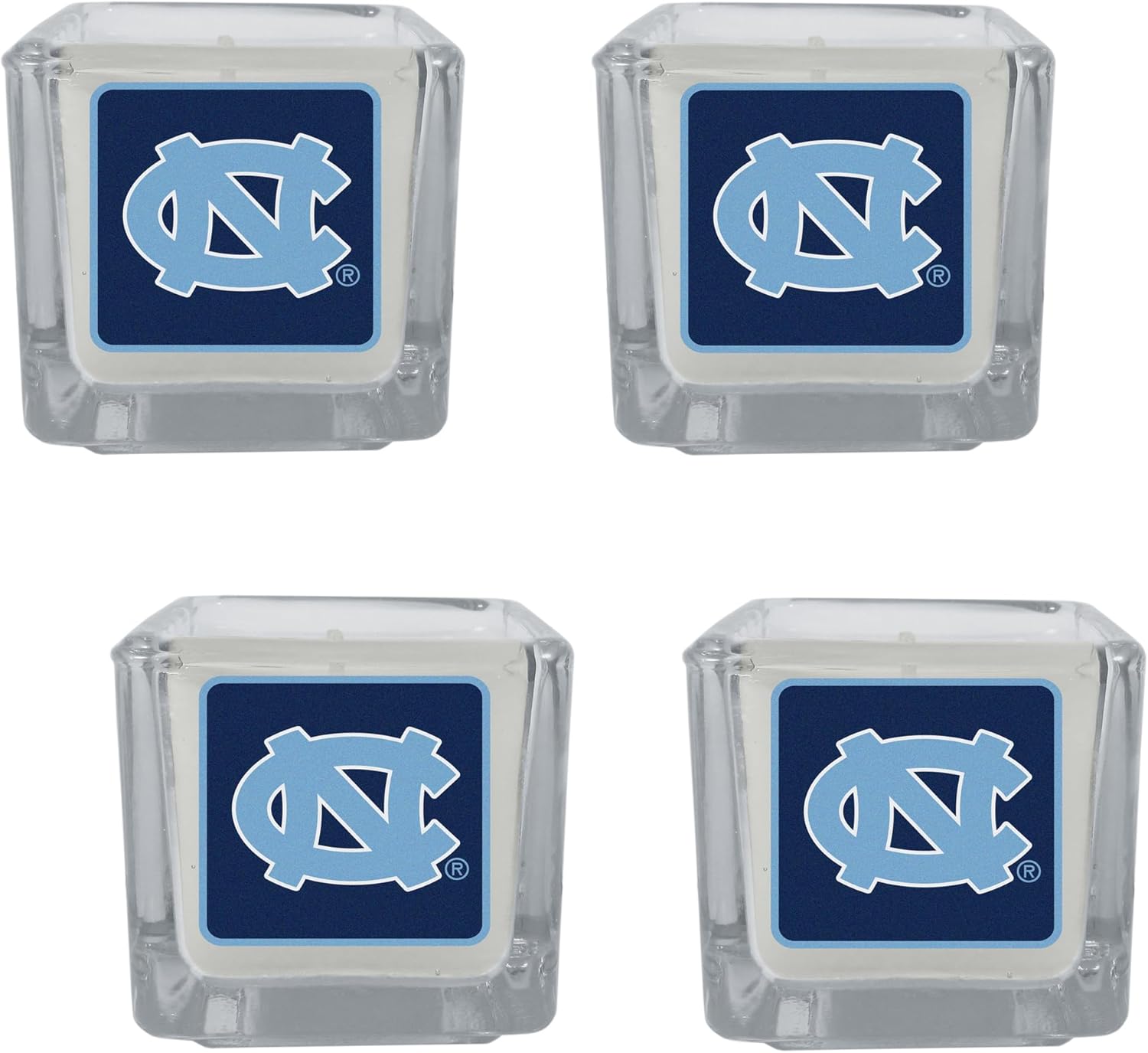 Siskiyou Sports NCAA North Carolina Tar Heels Scented Candles, 4 pk One Size, Team Colors
