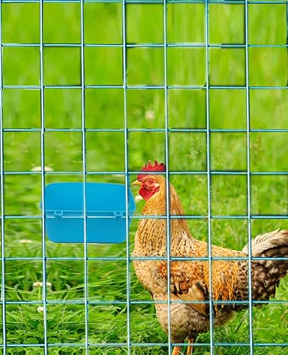 Miniatura 6 de Paquete de 12 comederos de pollo de 21 onzas, jaula de agua para alimentos, tazas, conejo, cachorro, gato, plato de alimentación colgante,