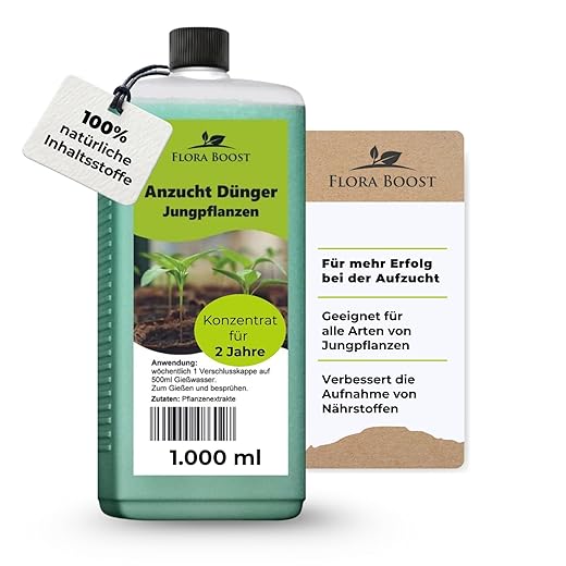 Anzucht Dünger Jungpflanzen - Von Anfang an kräftige und gesunde Pflanzen für bessere Ernteerfolge (1000 ml)