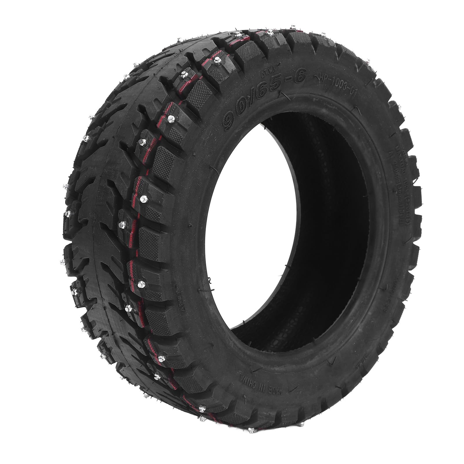 Tire en Caoutchouc Premium, Pointes du Pneu de Caoutchouc de Scooter électrique adapté aux Conditions Neigeuses et Pluvieuses
