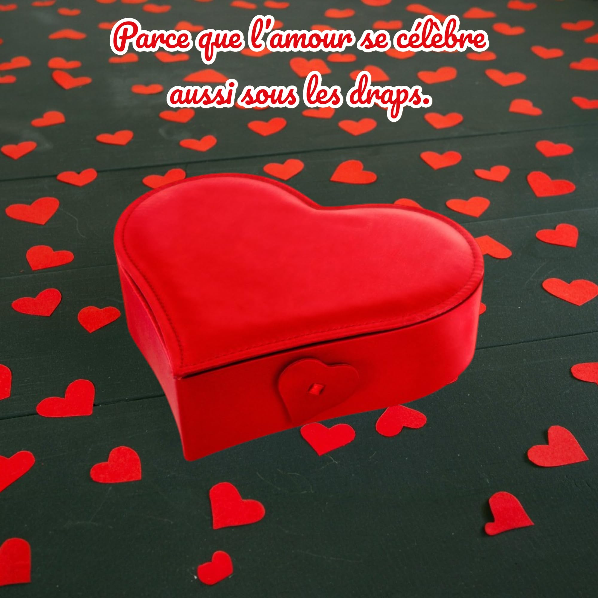 Coffret Cadeau Saint-Valentin Couples – Kit Bien-Être Intime Adulte avec Accessoires & Huile de Massage – Idée Romantique pour Elle ou le Couple
