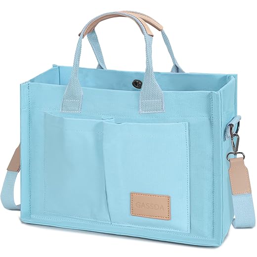 Tote Bags for Women Canvas Tote Purse Crossbody with Pockets Top Handle Shoulder Satchel Bag for Women