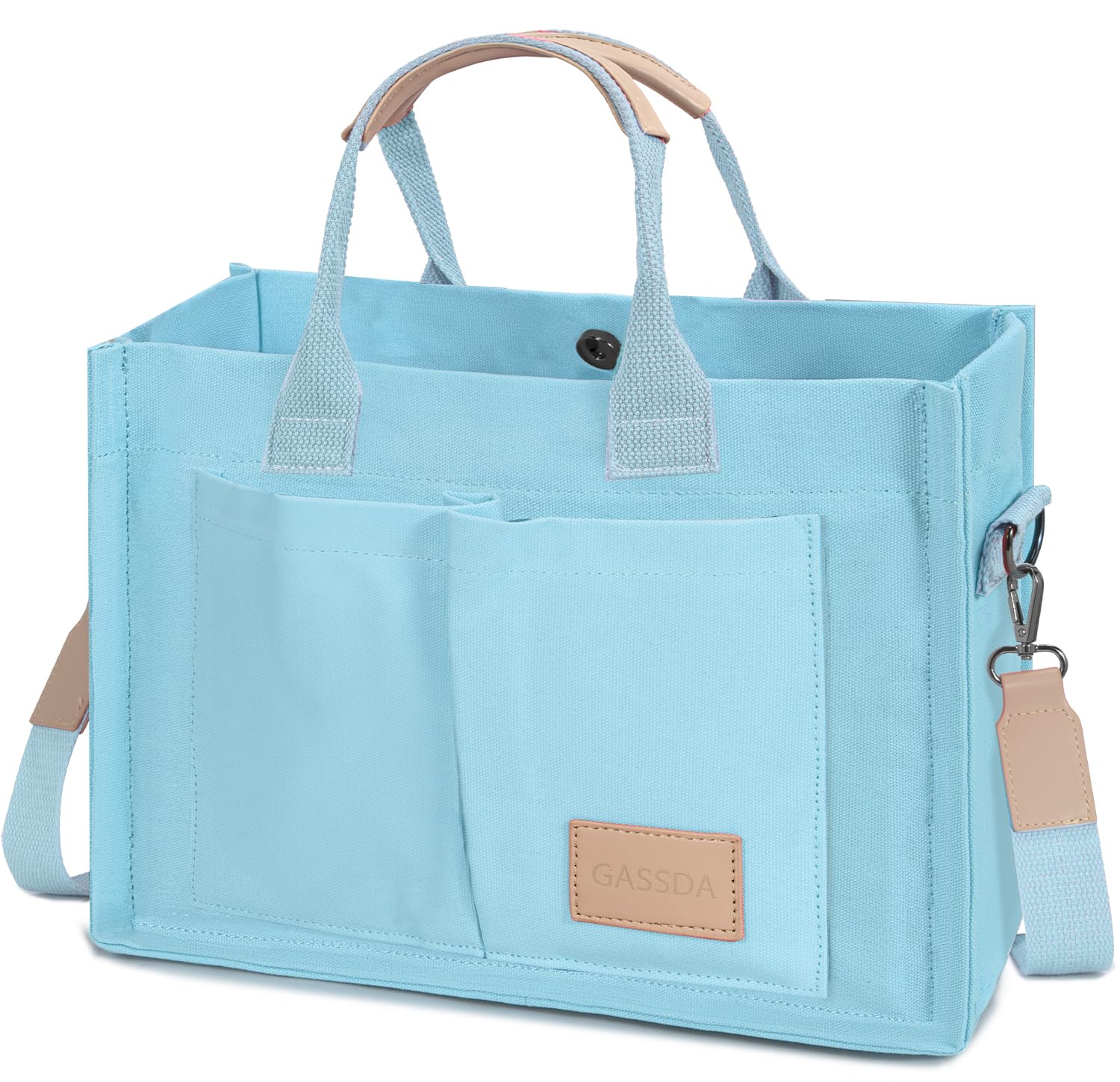 GASSDATote Bags for Women Canvas Tote Purse Crossbody with Pockets Top Handle Shoulder Satchel Bag for WomenGlobal Recycled StandardGlobal Recycled StandardGlobal Recycled Standard