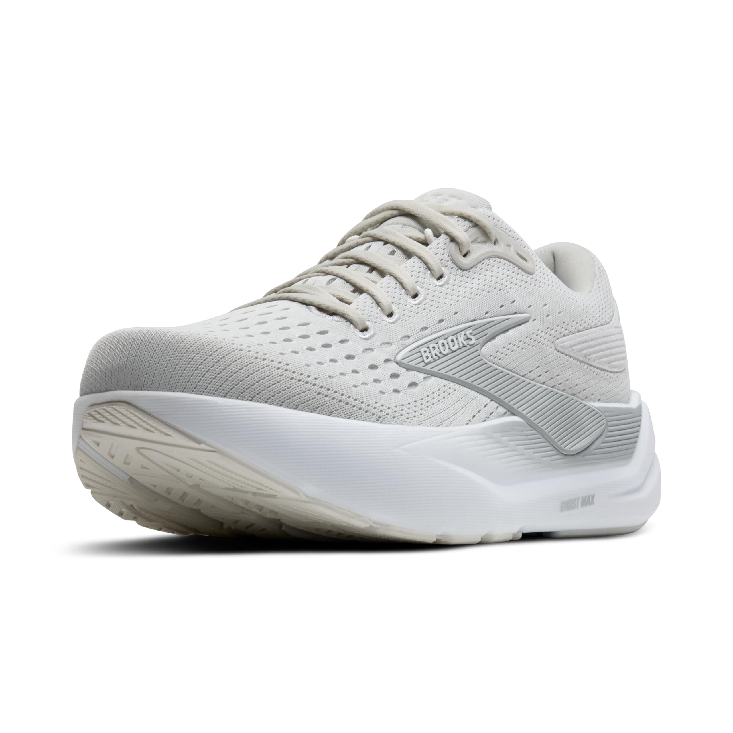 Brooks Herren Ghost Max 3 Neutral Lauf- & Walkingschuh, Oyster/Silber, 10.5