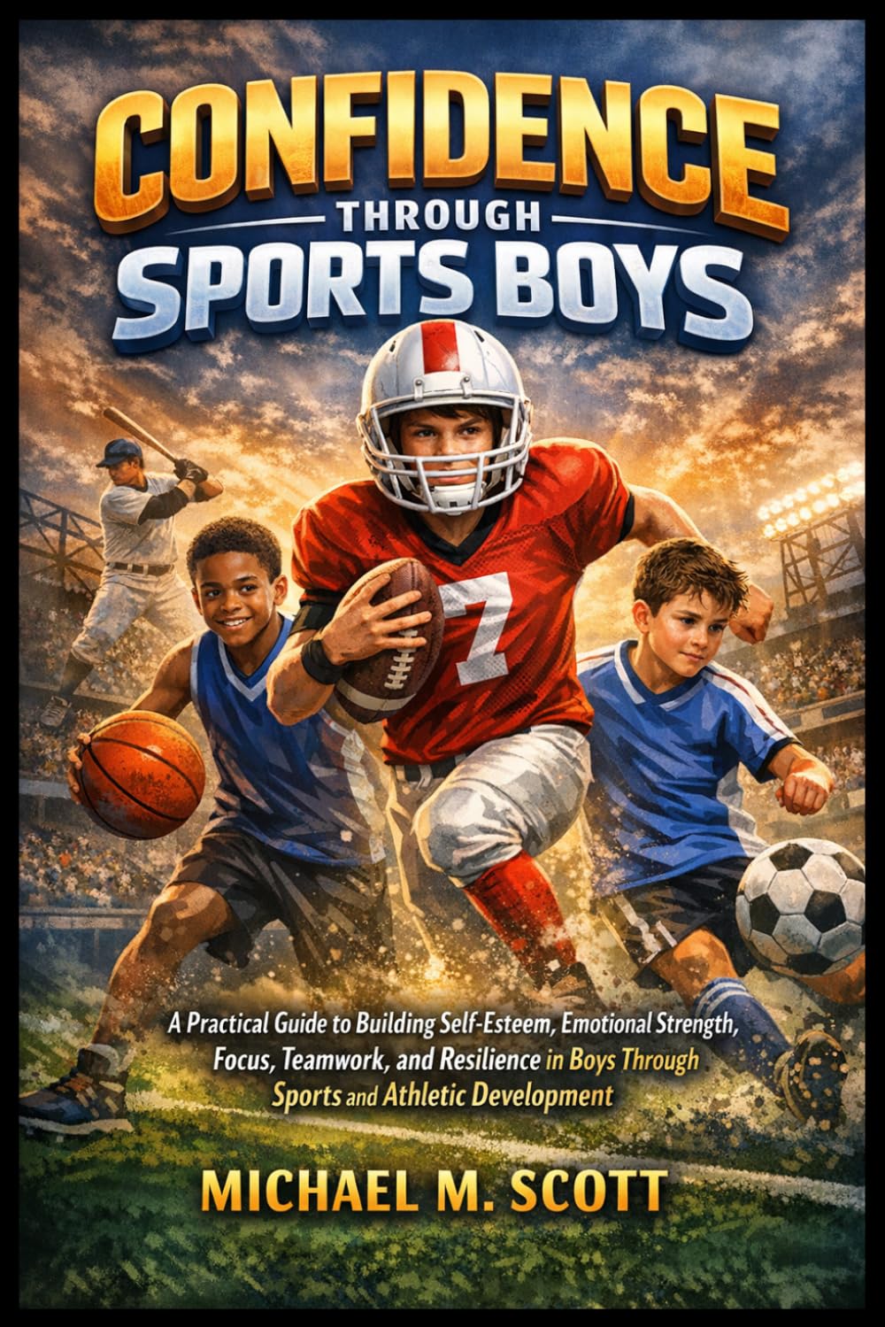 CONFIDENCE THROUGH SPORTS BOYS: A Practical Guide to Building Self-Esteem, Emotional Strength, Focus, Teamwork, and Resilience in Boys Through Sports and Athletic Development