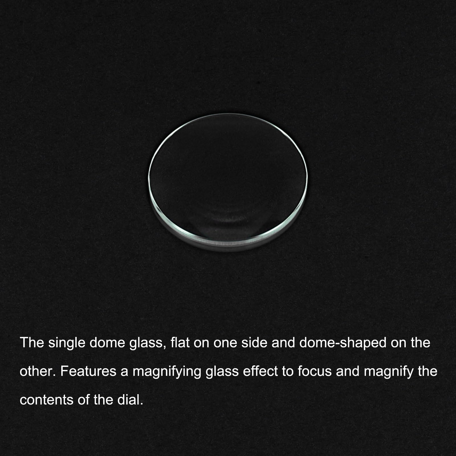 Sourcing Map 8 Paquet De 34,5mm Dia. Verre De Montre Bombé