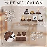 Vista 7 de Almohadillas reclinables para suelos de madera dura, pinzas reclinables antideslizantes, almohadillas para muebles para alfombras, tapete