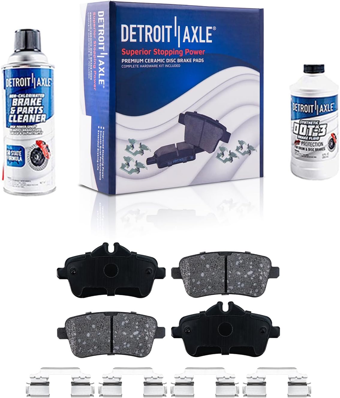 Detroit Axle Rear Brake Pads for MercedesBenz CL550