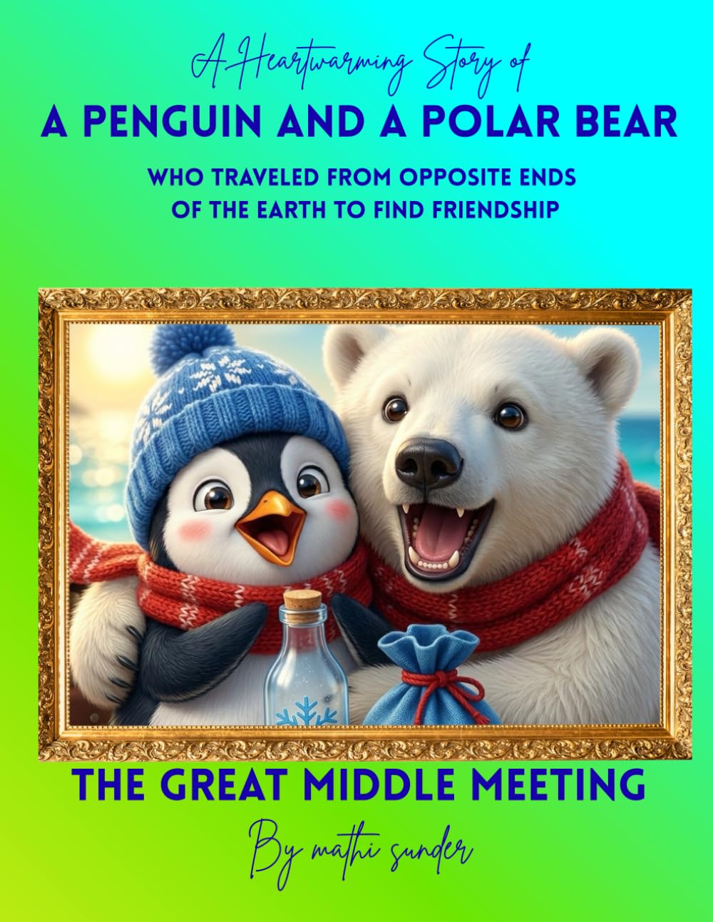 The Great Middle Meeting: A Heartwarming Story of a Penguin and a Polar Bear Who Traveled from Opposite Ends of the Earth to Find Friendship