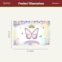 SpecialYou.in Rubber Butterfly Theme Birthday Party Decorations-70Pcs, Butterfly Poster, Pastel Balloons For Decoration, Happy Birthday Decoration Kit For Girls, Balloons For Decor Items gallery image