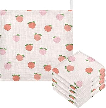 Amazon Co Jp ハンドタオル タオルハンカチ ガーゼ ベビータオル ミニタオル おしゃれ 桃 ピーチ ピンク 可愛い かわいい もも フルーツ 果物 人気 携帯用 綿100 赤ちゃん 3枚セット 30 30cm Home Kitchen