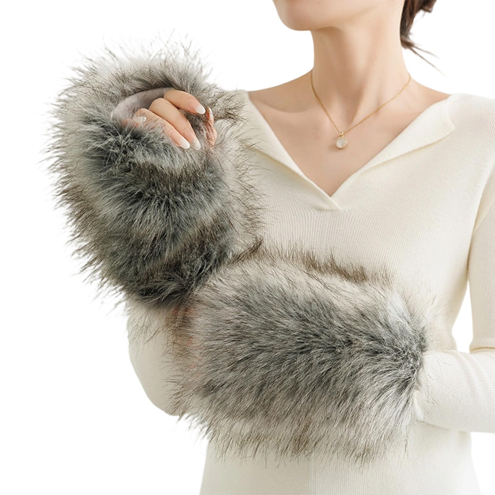 MICFENY Cold Weather Half Finger Gloves Light weight Insulated Gloves For Photography And Mobile Use