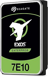 Seagate Exos 7E10 4TB Internal Hard Drive - 3.5 Inch 4Kn SAS 6Gbps 7200RPM, 256MB Cache, 2M MTBF, for Enterprise and Data Center (ST4000NM004B)