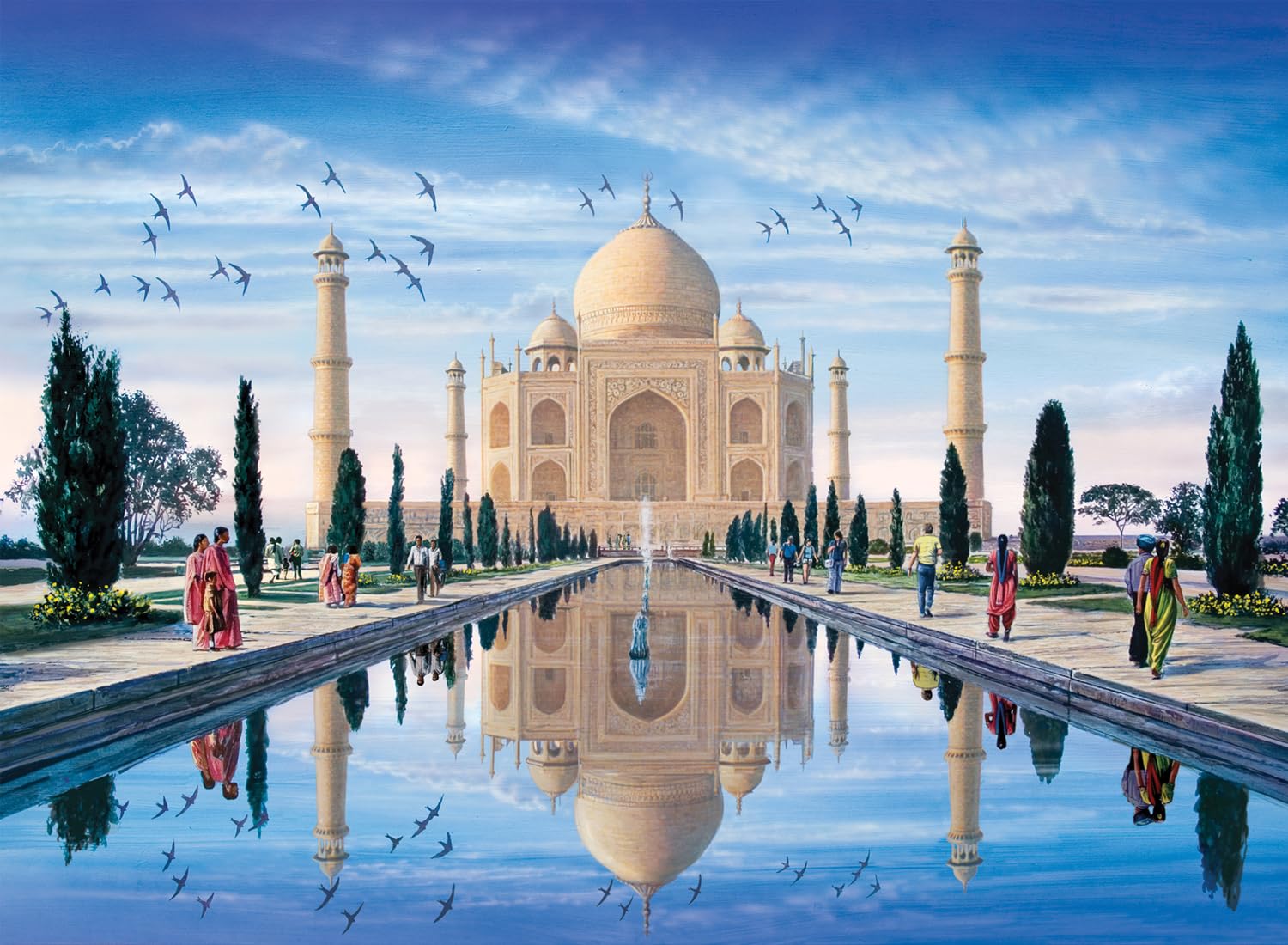 Anatolian Puzzle - Taj Mahal, 1000 Piece Jigsaw Puzzle, 1120