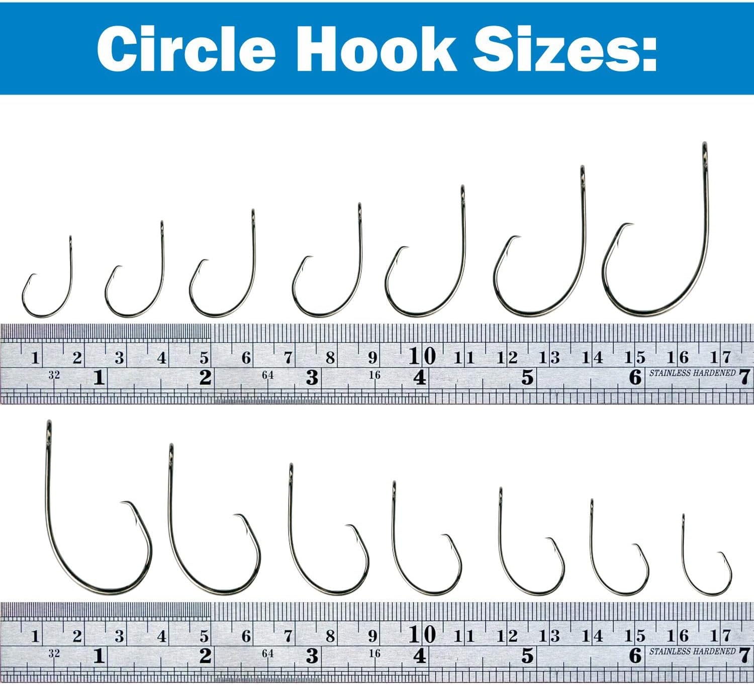 Rite Angler Deep Drop Snagger Rig 13/0, 14/0, 16/0 Bottom Fishing Rig, 5 Mustad Circle Hooks with Glow Sleeves, Fluorocarbon Metal, Saltwater Deep Sea Fishing Gear 400lb Test Monofilament