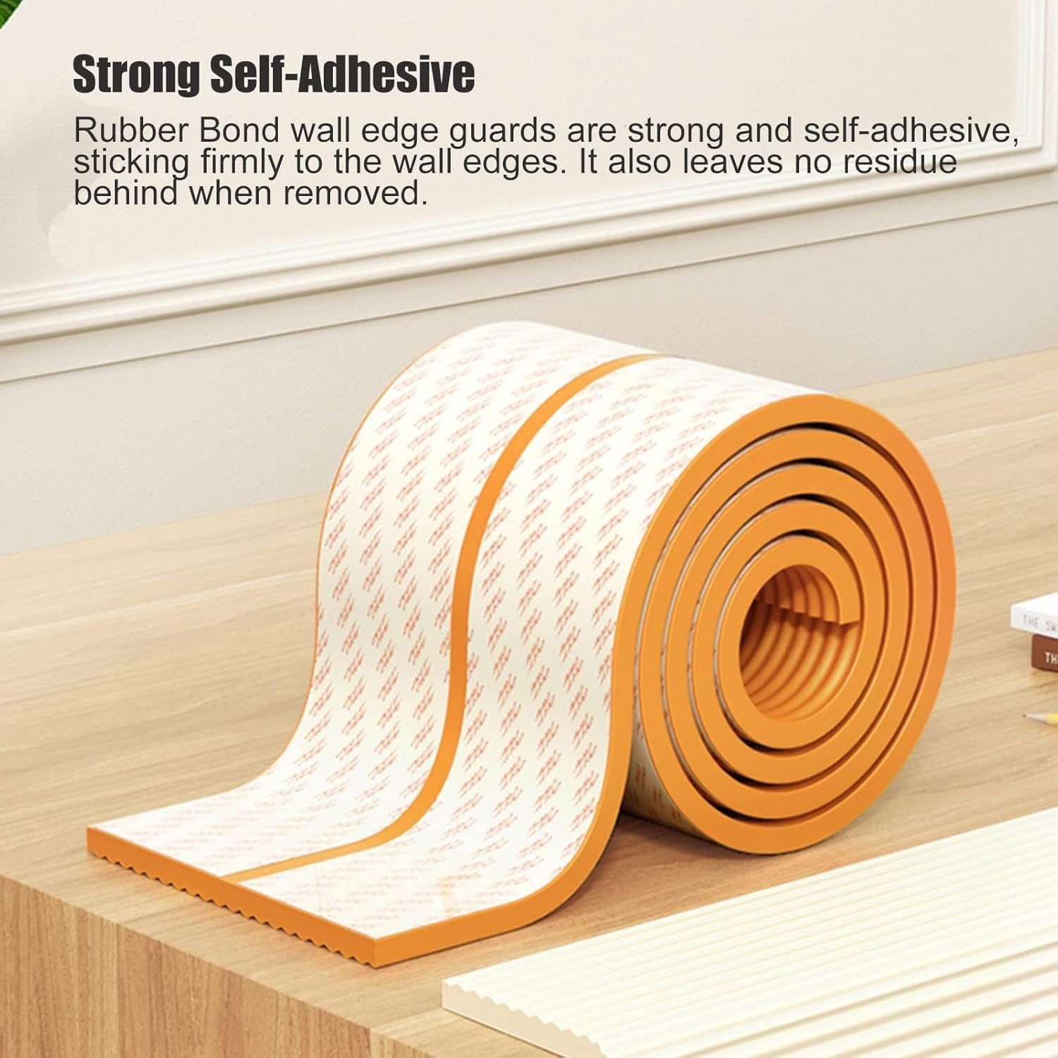 Soft Extra-Wide Edge Protector for Baby, Corner Protector, Self Adhesive Furniture Guard Bumper for Table Desk Safety