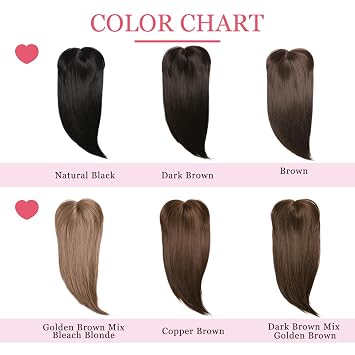 Toppers Hair Pieces for Women Long Straight Top Hair Pieces 24Inch