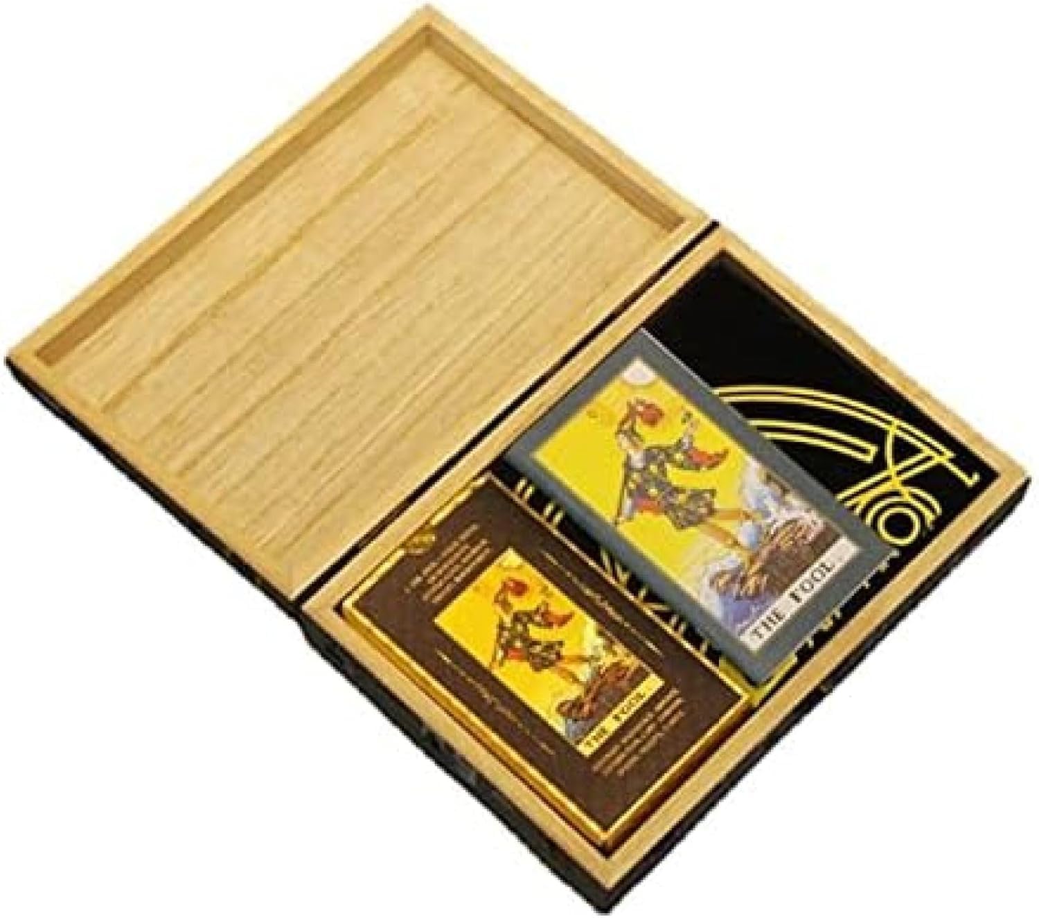 Jeu De Tarot Classique avec Guide, Jeu De Cartes De Tarot De Luxe en Feuille D’Or Anti-Rides Imperméable en PVC pour Les Débutants Et Les Lecteurs Experts, Cartes De Tarot avec des Signific