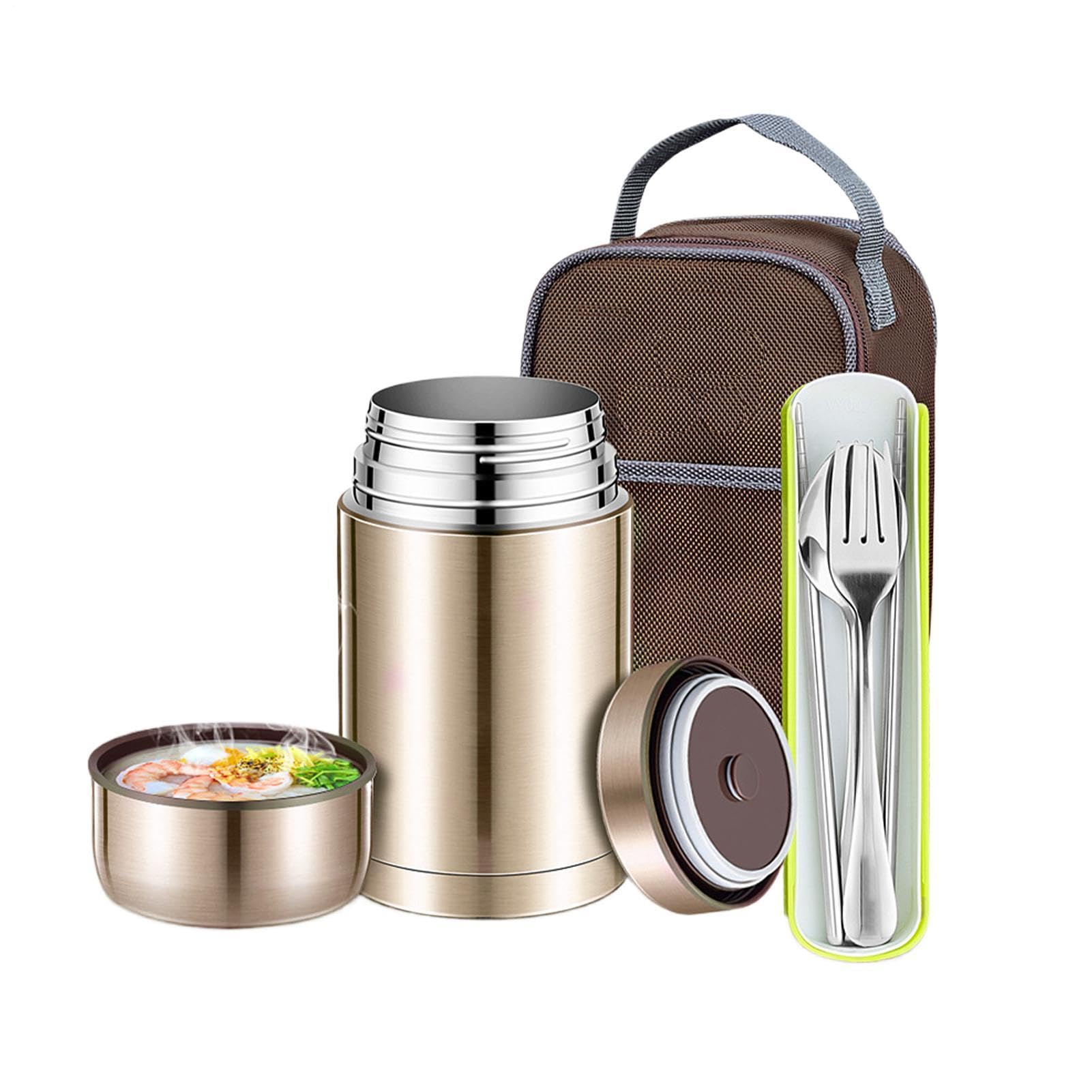 isotérmica Bol de acero inoxidable aislado al vacío y hermético, 1200 ml