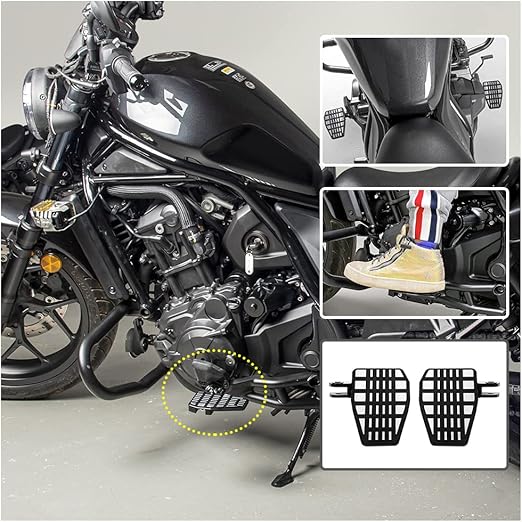 Motorcycle CMX1100 CM1100 Wide Foot Pegs Pedal 2123, Aluminium Foot