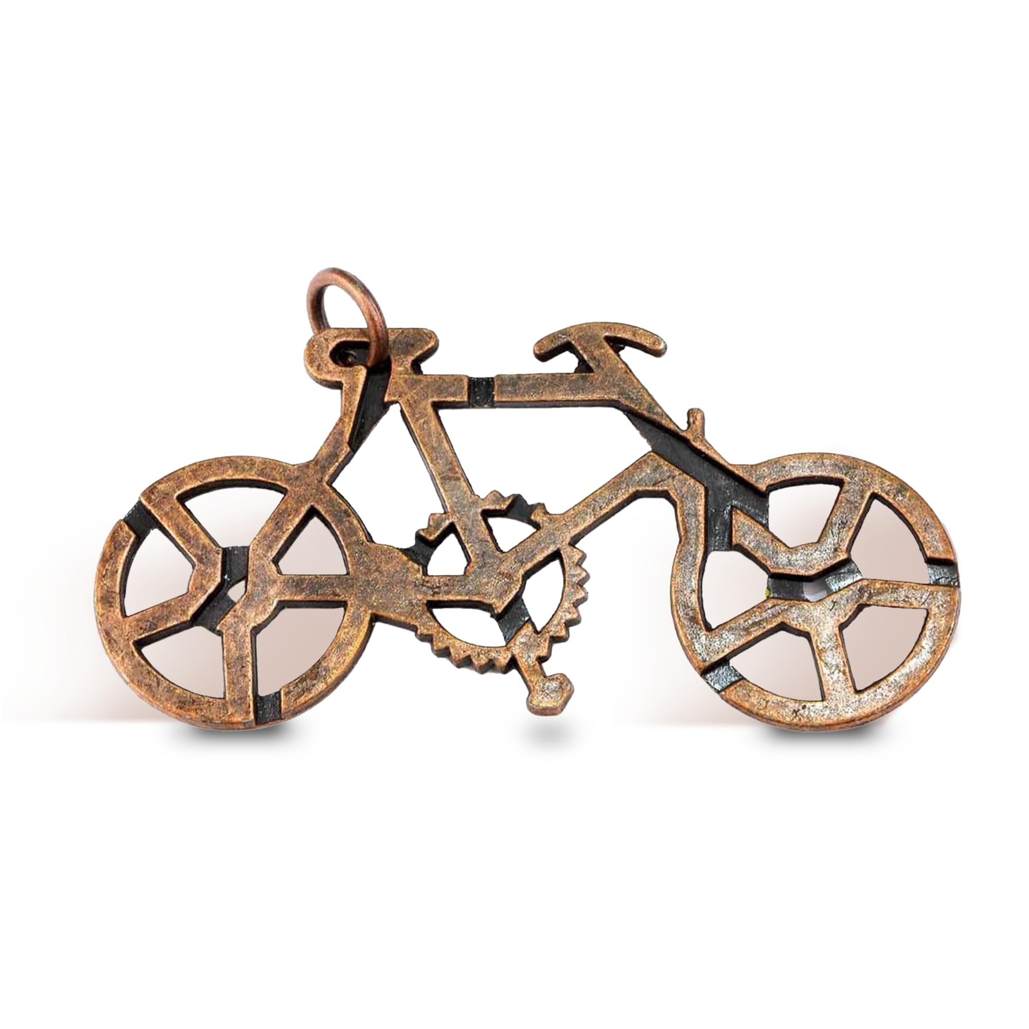 LOGICA GIOCHI Art. Bici di Amsterdam - Rompicapo in Lega - Difficoltà 3/6 Difficile - Serie Viaggiatori da Collezione - Cast Puzzle