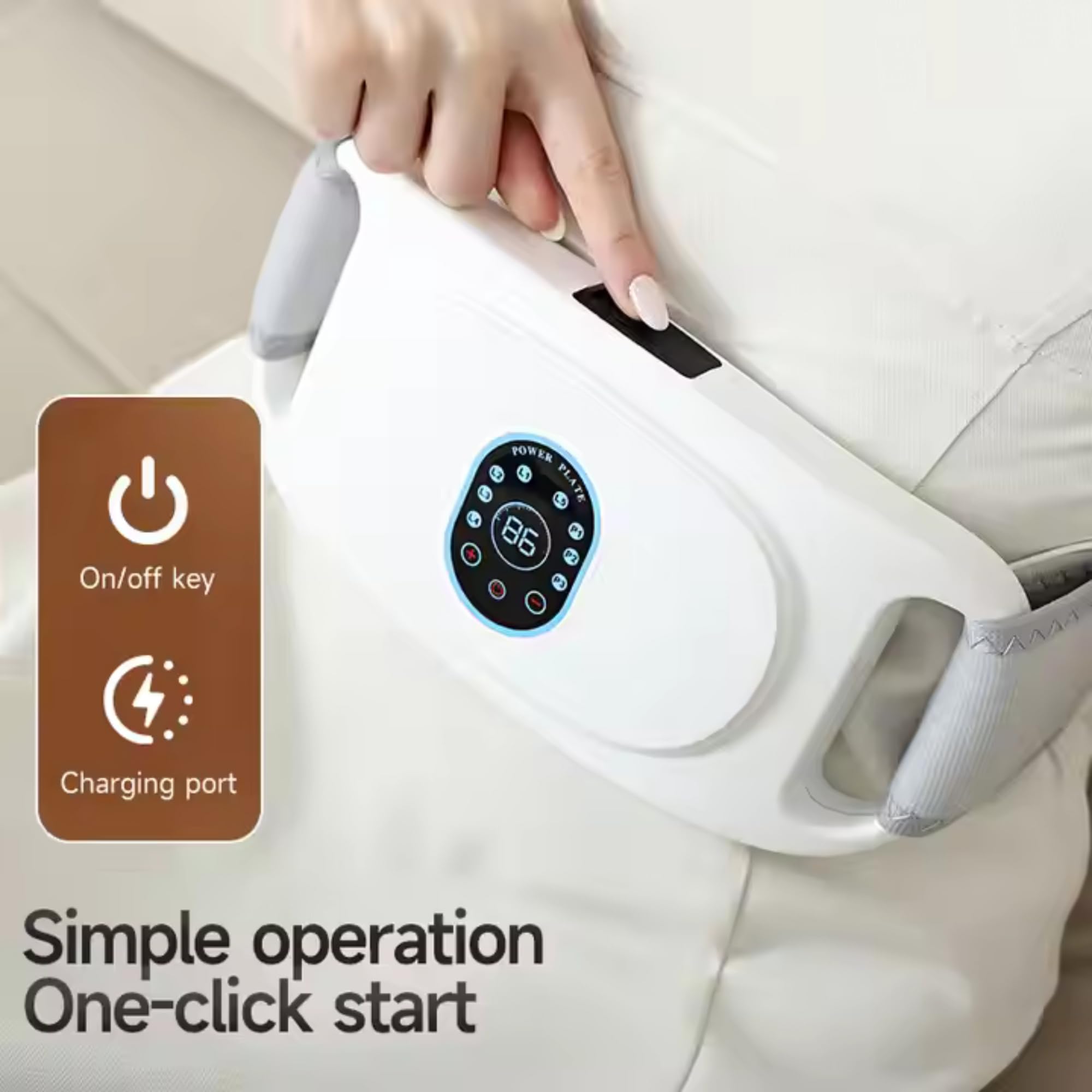 AROGYA Electric Fitness Slimming Massager belt | Tummy Massage Weight Loss, Muscle Pain Body Belt, Belly Vibrating Waist Belt for Weight Loss | Fat Burning belt| Unwanted Belly/Tummy Fat - Image 2 thumbnail