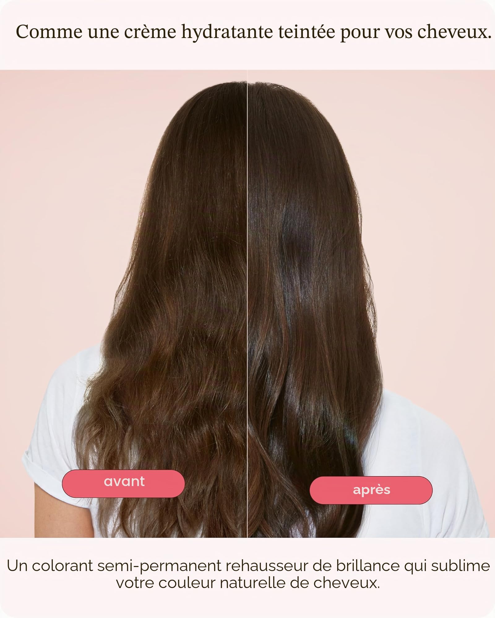 Glaze Supergloss Color Conditioning Gloss – Brillant semi-permanent hydratant pour cheveux et boost de brillance – Masque de dépôt de couleur – Végétalien, sans cruauté envers les animaux – 190 ml