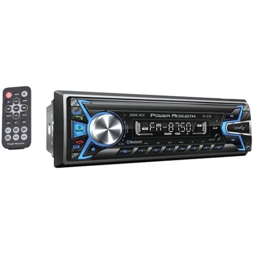 Power Acoustik PL-51B 1-DIN Digital Audio Head Unit With 32G