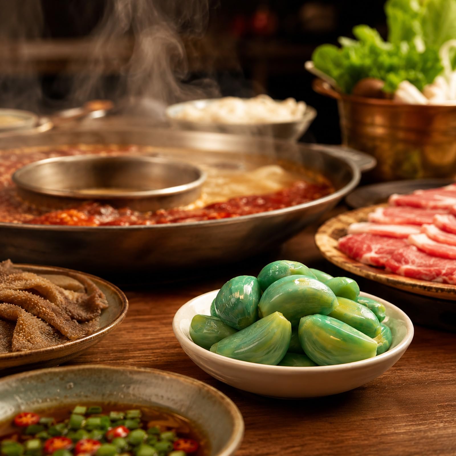 Laba-Knoblauch 2 x 400g, Eingelegter Grüner Knoblauch im Glas, Chinesische Spezialität mit Süß-Saurem Geschmack, Knackige Beilage für Reis, Nudeln, Hot Pot, Grillgerichte und Sushi