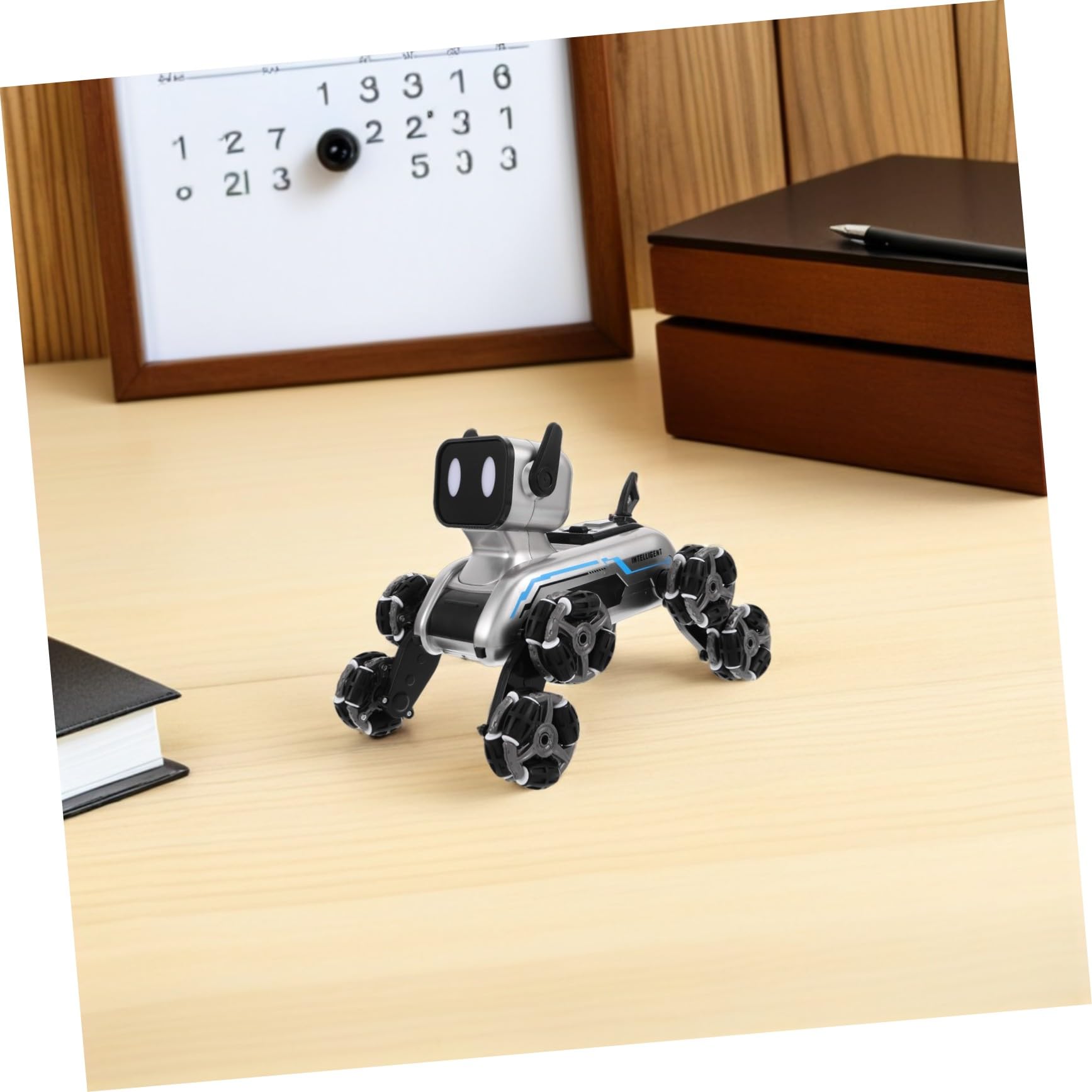 SUPVOX Robot Dog Toy Telecomandato Programmabile, per Ragazzo Ragazza | Plastica e Metallo, Uso Indoor e Outdoor, Decorazioni Scuola, Companion Educativo