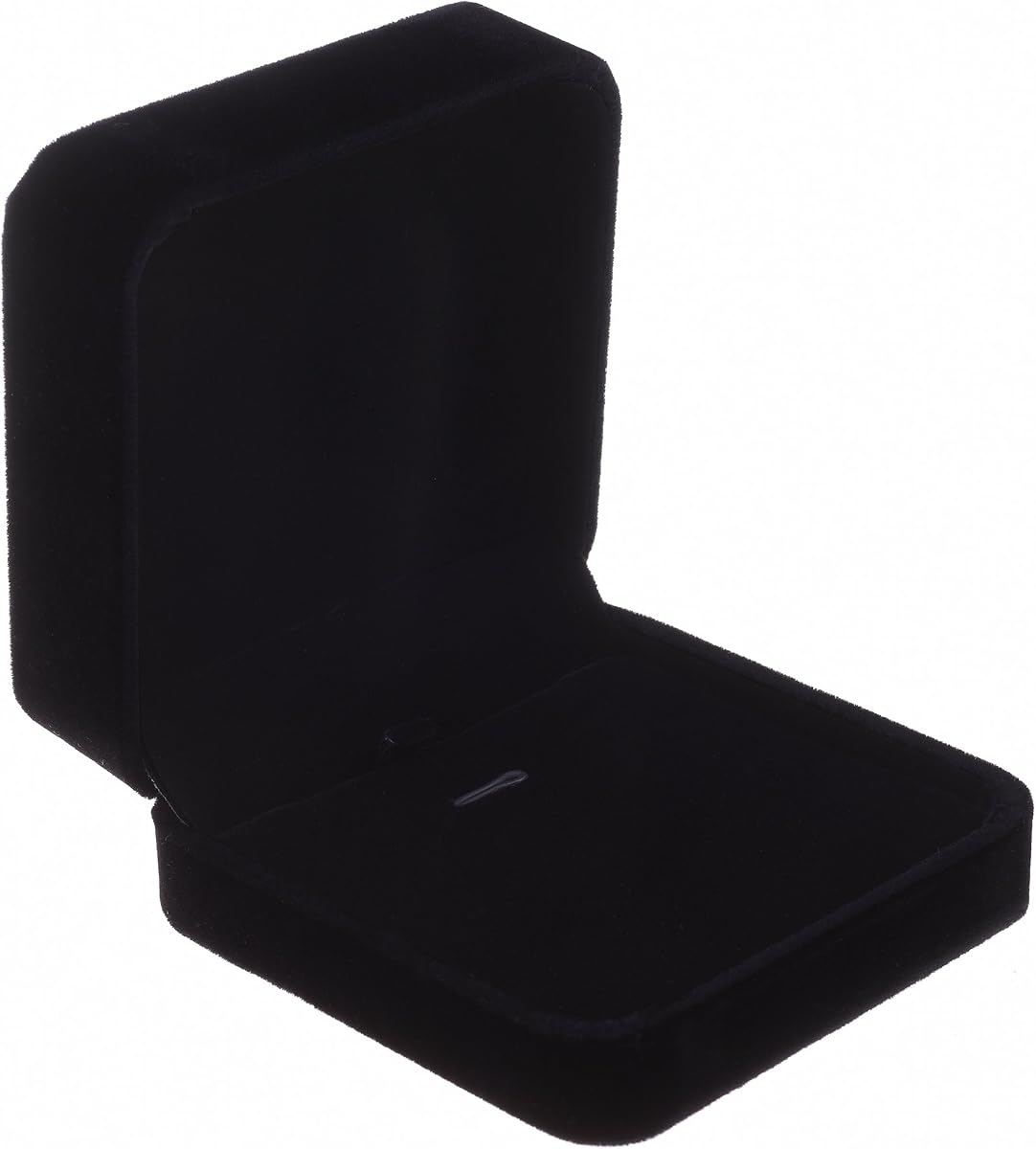 Cosmos Velvet Collar Colgante Caja de regalo Joyero (Color negro)
