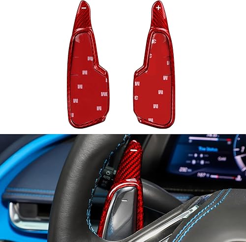 FXETRNL Real Carbon Fiber Steering Wheel Paddles Covers - for Corvette C8 2020 2