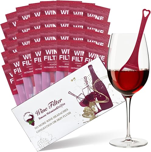 Miniatura 10 de Filtro de vino para purificador de vino para removedor de sulfitos e histaminas, el purificador de vino de varita, alivia las alergias al vino