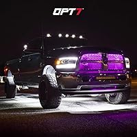 Vista 9 de Kit de iluminación OPT7, modelo Aura, para rejilla de auto