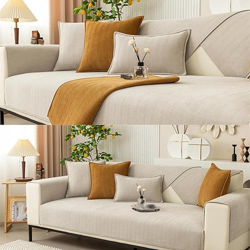 Miniatura 7 de Divertida funda de sofá mullida, protector de muebles de felpilla para mascotas, divertidas fundas de sofá antideslizantes, divertida funda mullida