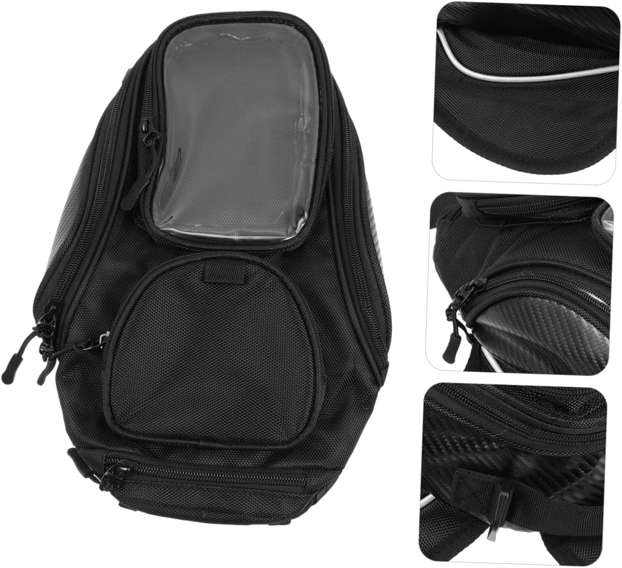 Motorcycle Tank Bag Magnetic Waterproof Motorbike Tank Pouch Outdoor Riding Tool Storage Bag for Motorcycles