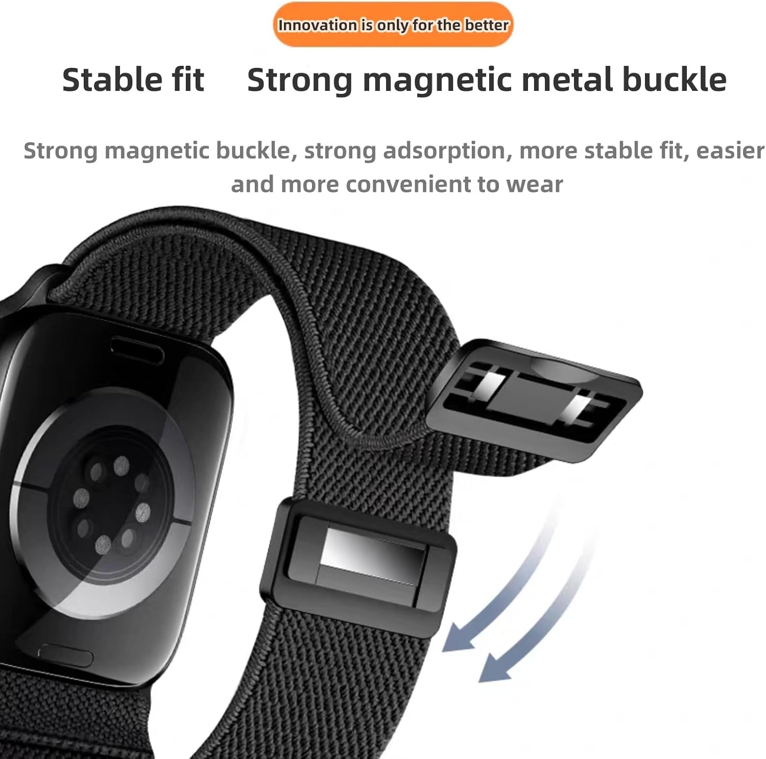 3 Pack Stretchy Sport Loop Bands Compatible with Apple Watch Band 49mm 46mm 45mm 44mm 42mm 41mm 40mm 38mm Men Women, Magnetic Clasp Nylon Straps for iwatch Ultra 3 2 1Series 11 10 9 8 7 6 SE 5 4 - Image 2