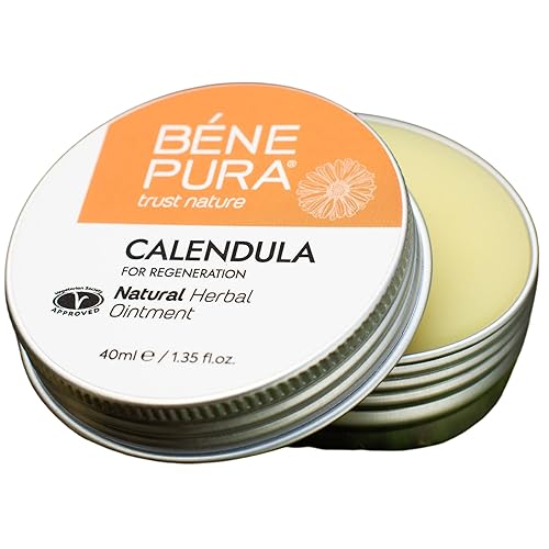 BenePura Ungüento de caléndula Crema natural de caléndula para quemaduras, cortes, rasguños y heridas Salve de caléndula para piel seca Crema BenePura Ungüento de caléndula Crema natural de caléndula para quemaduras, cortes, rasguños y heridas Salve de caléndula para piel seca Crema
