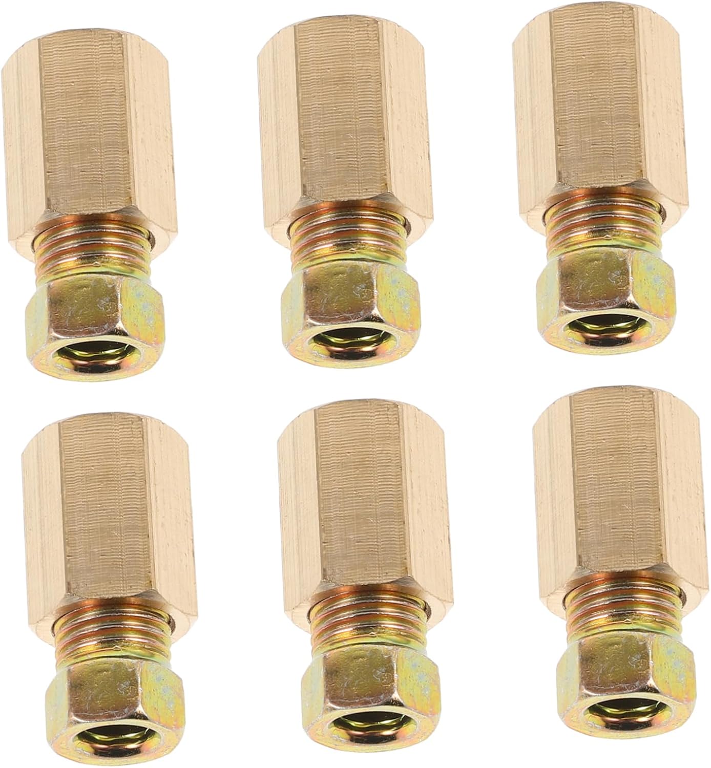 ABOOFAN Brake Line Pressure Fitting Threaded Union for Car Automotive Replacement Connector