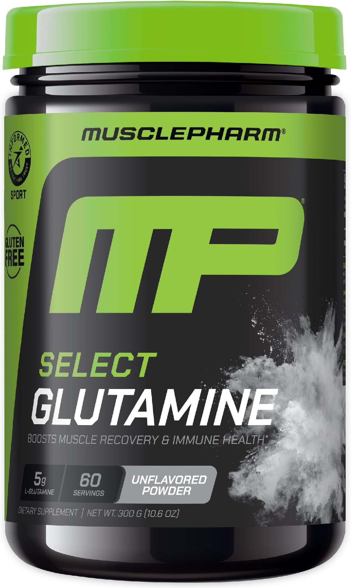 MusclePharm Essentials Glutamine Unscented 300g 0 66lb