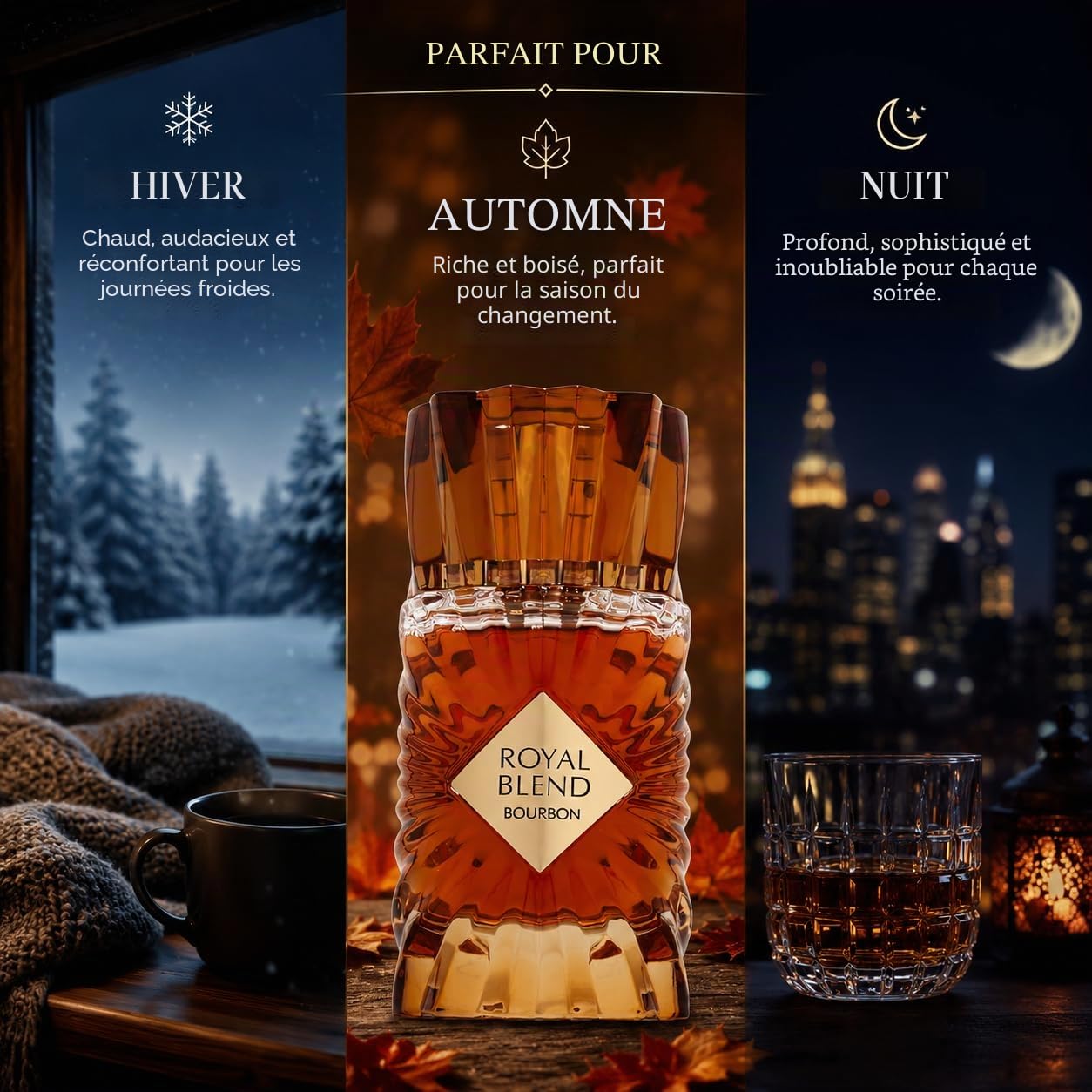 Eau de parfum Royal Blend Bourbon 100 ml - French Avenue