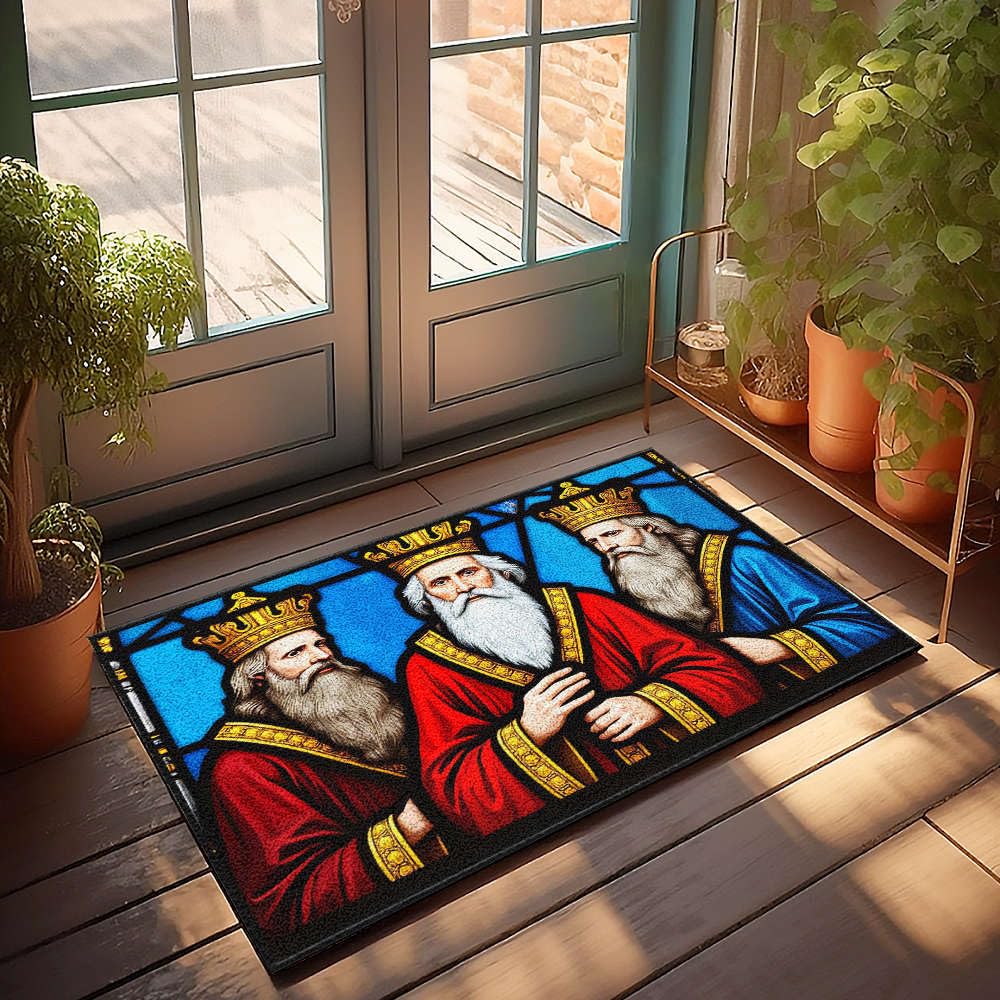 Paillasson d'été 65x90cm en verre teinté pour briser la monotonie d'une décoration extérieure classique