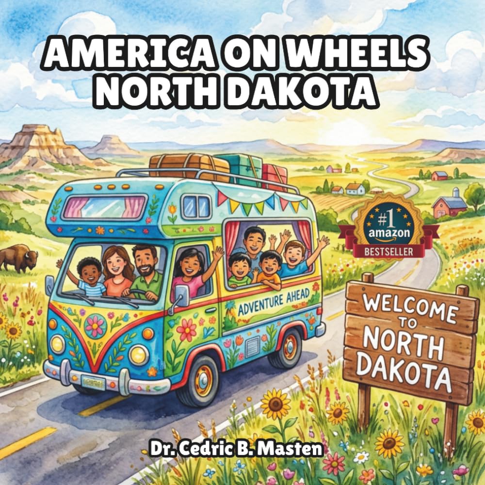 America on Wheels North Dakota: A Prairie Road Trip Adventure Through North Dakota for Curious Kids