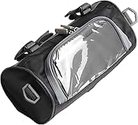 Bolsa para Guidão de Bicicleta e Moto, Impermeável, 2,5 Litros, Preta