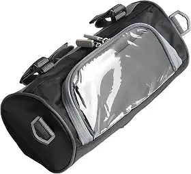 Bolsa para Guidão de Bicicleta e Moto, Impermeável, 2,5 Litros, Preta